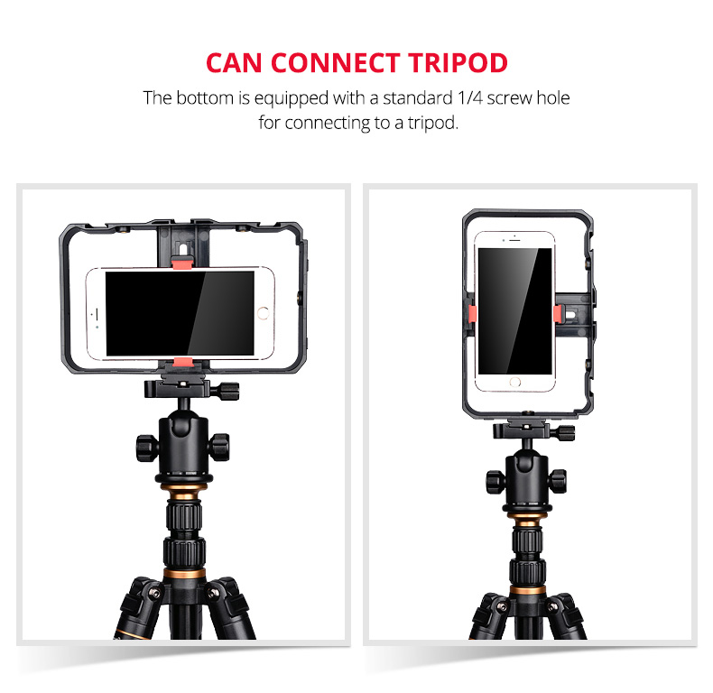 Yelangu PC02 Mobile Phone Video Cage Vlogging Gear Yelangu PC02 Mobile Phone Video Cage Vlogging Gear