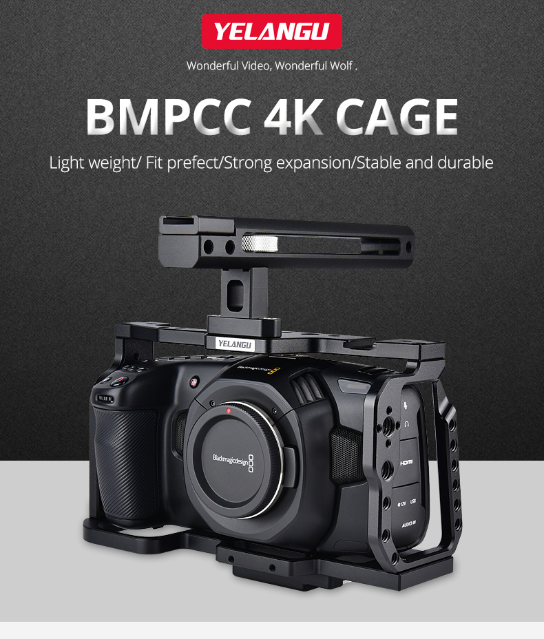 Yelangu C9 Camera Cage For BMPCC