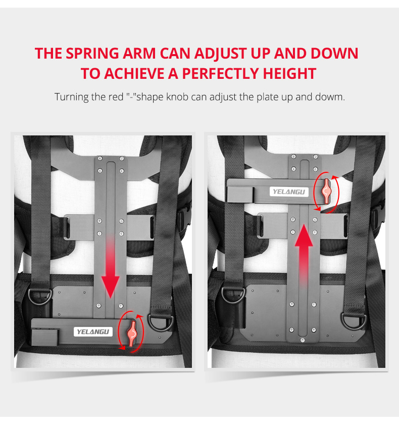 YELANGU B300 Vest Arm for 3-Axis Gimbal YELANGU B300 Vest Arm for 3-Axis Gimbal
