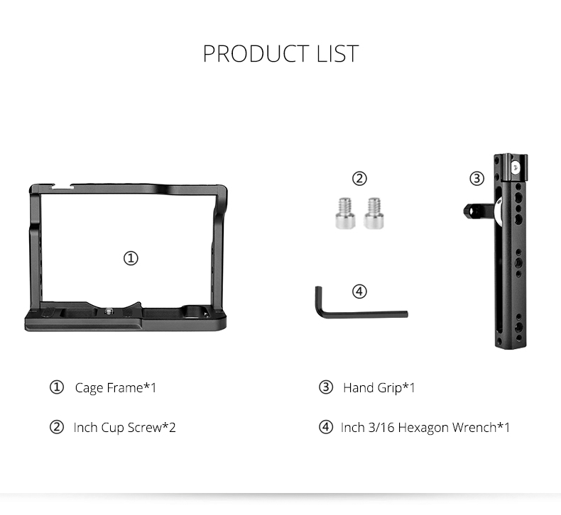 C19-1 Fujifilim XT2 XT3 Camera Cage( Only Cage)