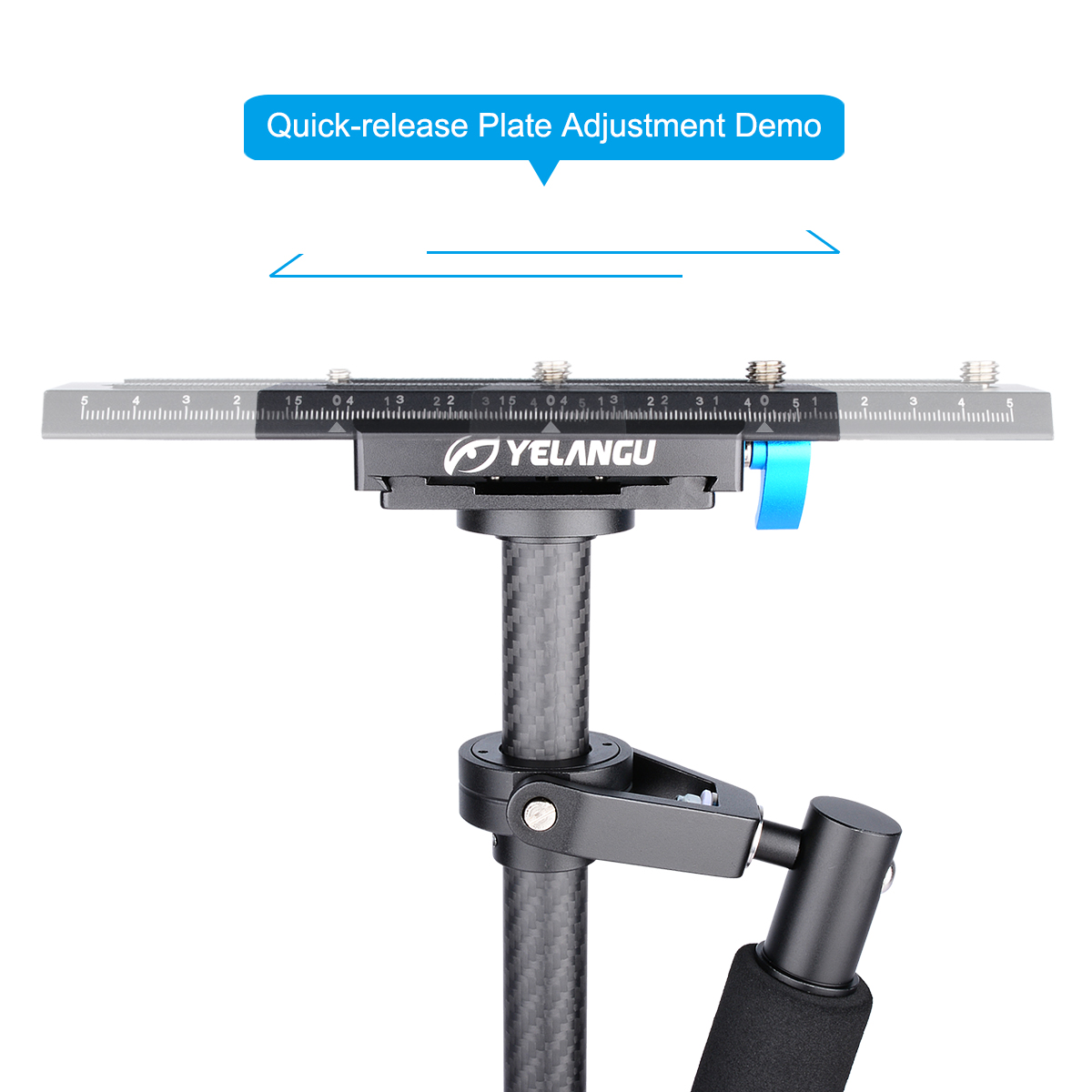 S60T Carbon Fiber Tube DSLR Camera Stabilizer