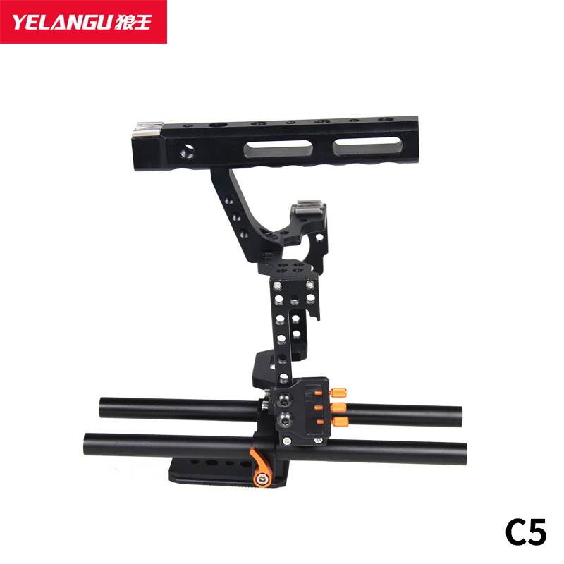 C5 Orange For GH4/A7S Camera Cage
