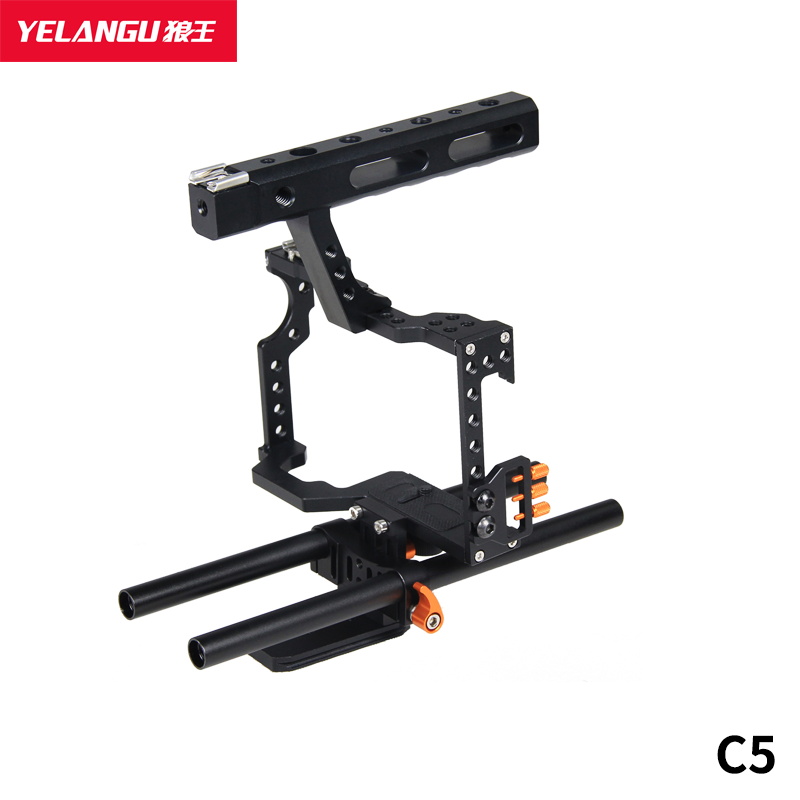 C5 Orange For GH4/A7S Camera Cage
