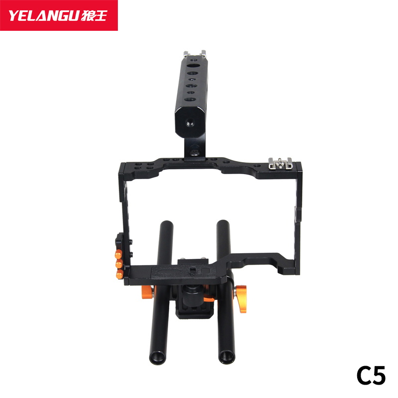 C5 Orange For GH4/A7S Camera Cage