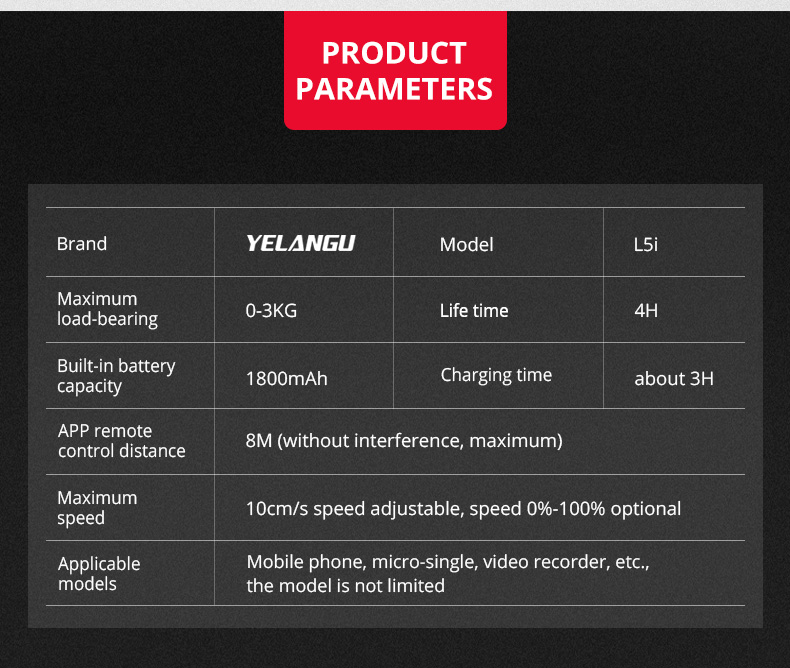 Yelangu L5i Pocket Slider