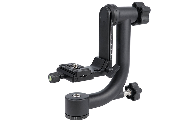 YELANGU Aluminum Alloy 360 Degree Panoramic Gimbal Tripod Head