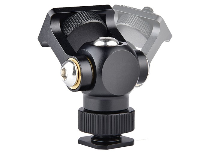 Yelangu A180 Swivel and Tilt Monitor Holder Mount Ball Head Magic Arm with Cold Shoe